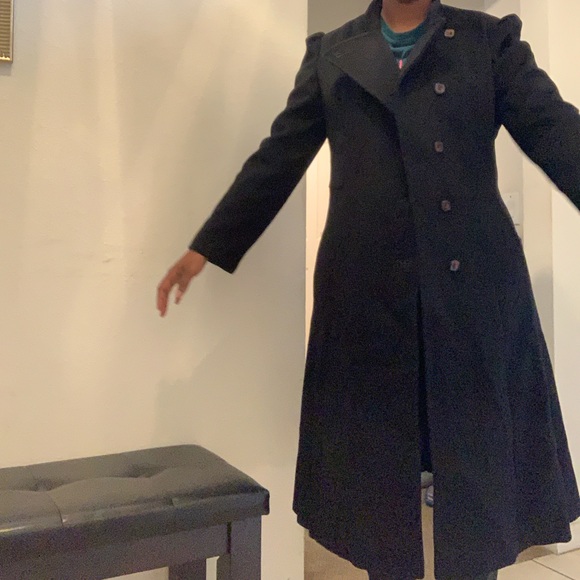 Vintage Worumbo wool long trench coat - Picture 3 of 7